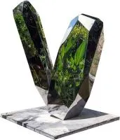 Камни полированная сталь арт-объект (517631) поставка  в Коломне