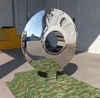 Линза парковый арт объект (519059) ∅ 1500 сталь AISI304 Коломна 