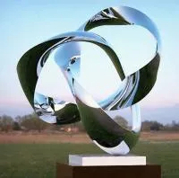 Кольца из нержавеющей стали скульптура (518288) производство арт-объект  в Коломне