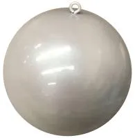 Новогодний шар белый (518857) ∅ 250 мм. Коломна 