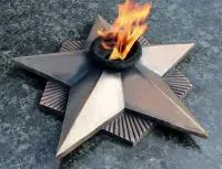 Вечный огонь СССР литая бронза патина в Коломне (518554)